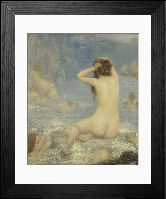 Framed Print : The Sirens, 1870-1910. Creator: John MacAllan Swan Framed Print : The Sirens, 1870-1910. Creator: John MacAllan Swan