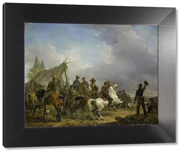 The Horse Race, 1829. Creator: Josephus Jodocus Moerenhout