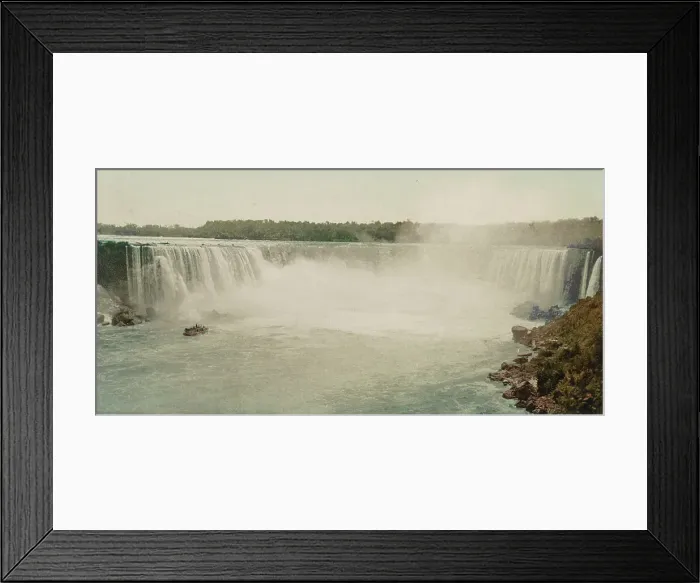 Framed Print : Niagara, general view of Horseshoe Falls, ca 1900. Creator: Unknown Framed Print : Niagara, general view of Horseshoe Falls, ca 1900. Creator: Unknown
