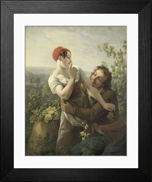 Framed Print : The Impassioned Grape Picker, 1817-1819. Creator: Peter Paul Joseph Noël Framed Print : The Impassioned Grape Picker, 1817-1819. Creator: Peter Paul Joseph Noël