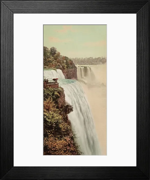Framed Print : Niagara Falls from Prospect Point, ca 1900. Creator: Unknown Framed Print : Niagara Falls from Prospect Point, ca 1900. Creator: Unknown