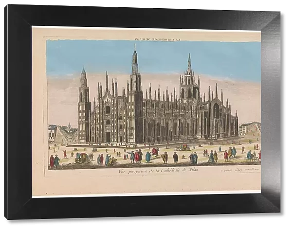 View of the Duomo in Milan, 1759-c.1796. Creator: Unknown