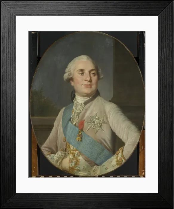 Framed Print : Portrait of Louis XVI, King of France, c.1777-c.1789. Creator: Workshop of Joseph Duplessis Framed Print : Portrait of Louis XVI, King of France, c.1777-c.1789. Creator: Workshop of Joseph Duplessis