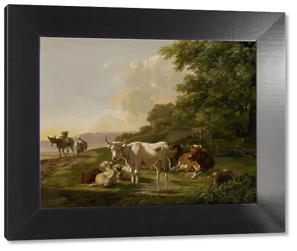 Landscape with Cattle, 1806. Creator: Pieter Gerardus van Os