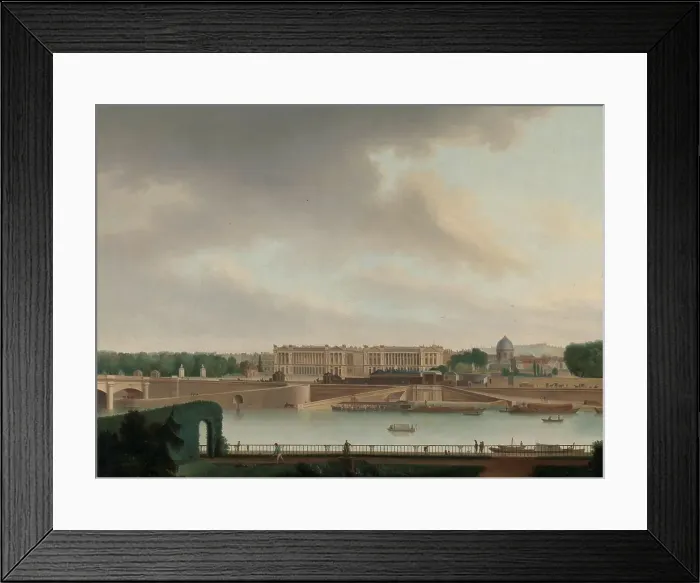 Framed Print : The View from the Batavian Embassy in Paris, 1801. Creator: Josephus Augustus Knip Framed Print : The View from the Batavian Embassy in Paris, 1801. Creator: Josephus Augustus Knip