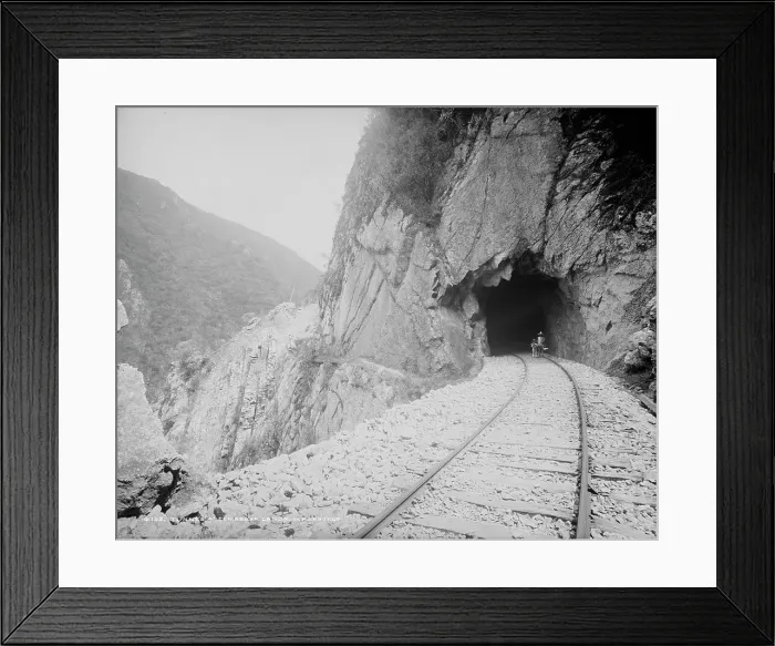 Framed Print : Tunnel 4, Temasopa [sic] Canon, between 1880 and 1897. Creator: William H. Jackson