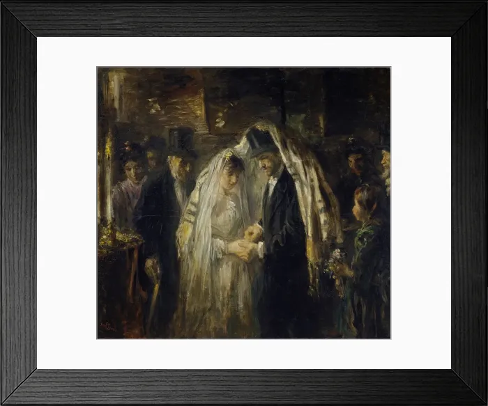 Framed Print : Jewish Wedding, 1903. Creator: Jozef Israels Framed Print : Jewish Wedding, 1903. Creator: Jozef Israels