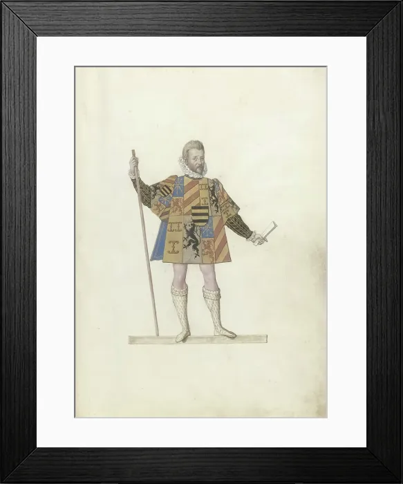 Framed Print : Herald, c.1590-c.1593. Creator: Nicolaes de Kemp Framed Print : Herald, c.1590-c.1593. Creator: Nicolaes de Kemp