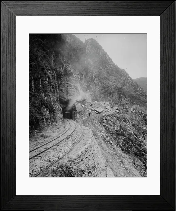 Framed Print : Tunnel 4 from 5, Temasopa [sic] Canon, between 1880 and 1897. Creator: William H. Jackson