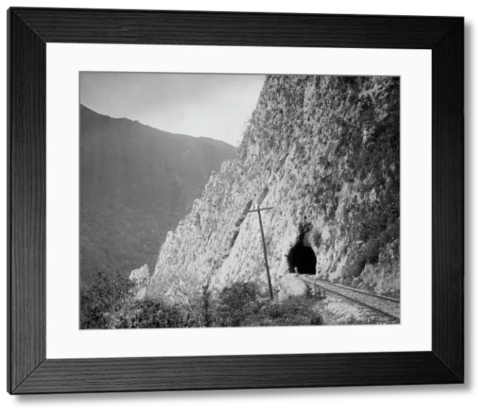 Framed Print : Near view, Tunnel 7, Temasopa [sic] Canon, between 1880 and 1897. Creator: William H. Jackson