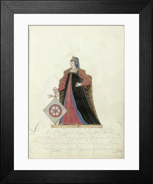 Framed Print : Countess of Beusichem, c.1600-c.1625. Creator: Nicolaes de Kemp Framed Print : Countess of Beusichem, c.1600-c.1625. Creator: Nicolaes de Kemp