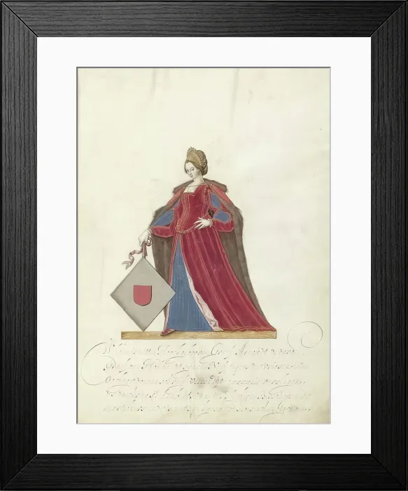 Framed Print : Countess of Beusichem, c.1600-c.1625. Creator: Nicolaes de Kemp Framed Print : Countess of Beusichem, c.1600-c.1625. Creator: Nicolaes de Kemp