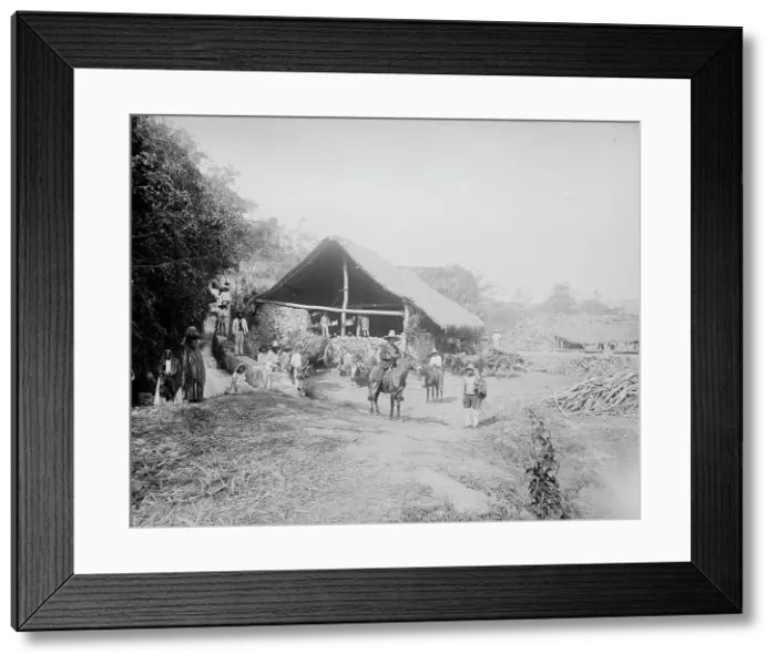 Framed Print : Sugar mill at Temasopa [sic], between 1880 and 1897. Creator: William H. Jackson