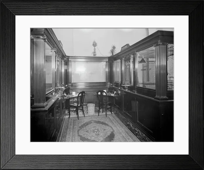 Framed Print : Ladies dept. 34th St. [Thirty-fourth Street] National Bank, New York City, between 1900 and 1910. Creator: Unknown