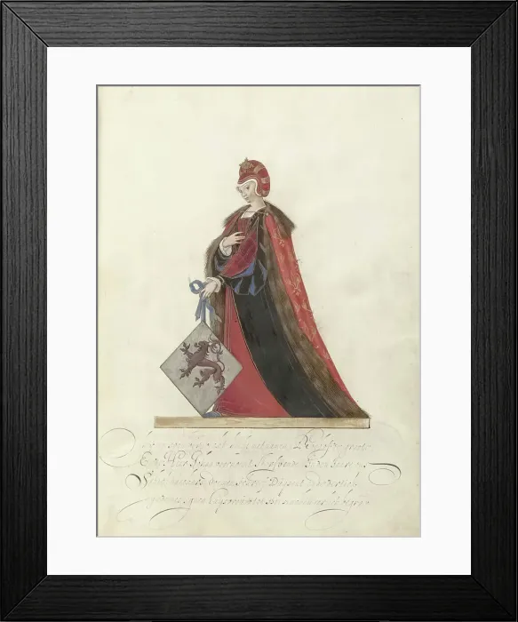 Framed Print : Countess of Beusichem, c.1600-c.1625. Creator: Nicolaes de Kemp Framed Print : Countess of Beusichem, c.1600-c.1625. Creator: Nicolaes de Kemp