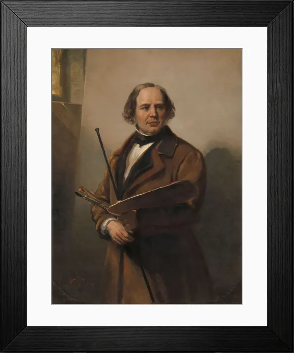 Framed Print : Jan Willem Pieneman, Painter, Father of Nicolaas Pieneman, 1860. Creator: Nicolaas Pieneman Framed Print : Jan Willem Pieneman, Painter, Father of Nicolaas Pieneman, 1860. Creator: Nicolaas Pieneman