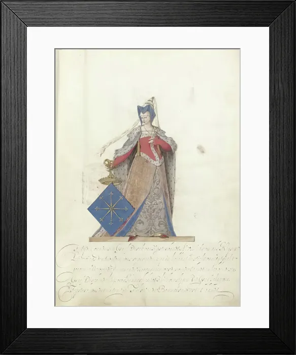 Framed Print : Countess of Teisterbant, c.1600-c.1625. Creator: Nicolaes de Kemp Framed Print : Countess of Teisterbant, c.1600-c.1625. Creator: Nicolaes de Kemp