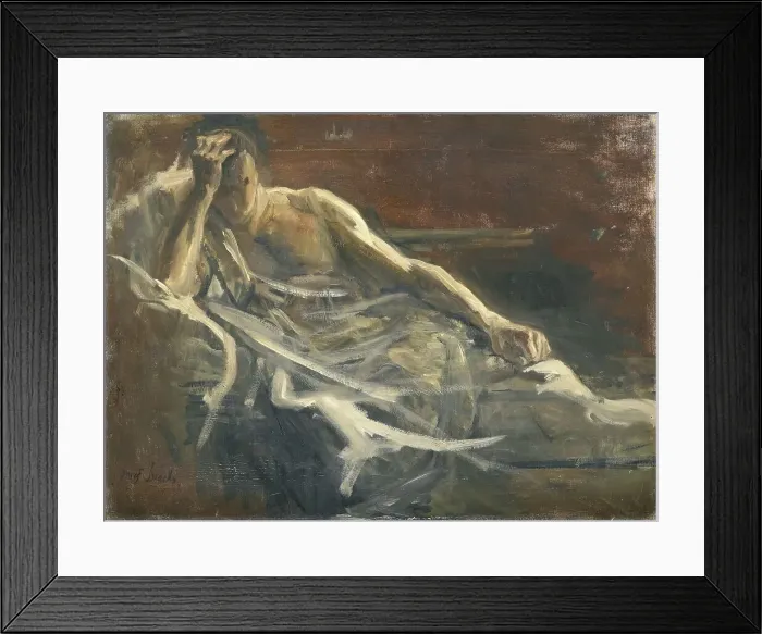 Framed Print : Saul, 1899. Creator: Jozef Israels Framed Print : Saul, 1899. Creator: Jozef Israels