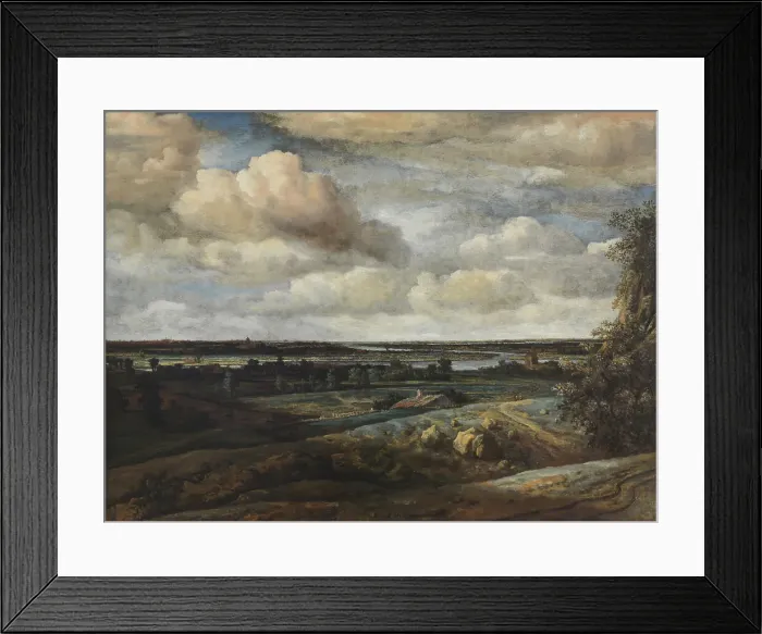 Framed Print : Dutch Panorama Landscape with a Distant View of Haarlem, 1654. Creator: Philip Koninck Framed Print : Dutch Panorama Landscape with a Distant View of Haarlem, 1654. Creator: Philip Koninck