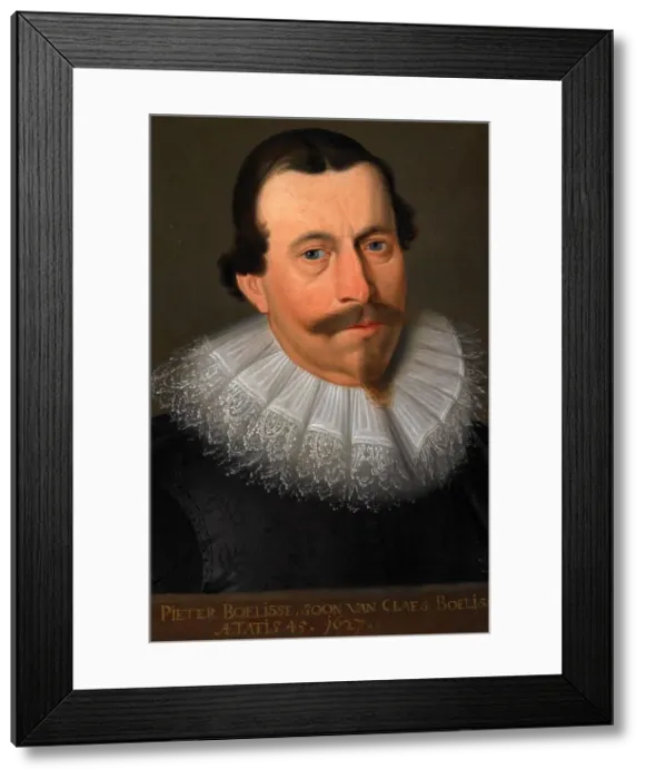 Framed Print : Portrait of Pieter Claesz Boelens (1582-1627), in or after 1627. Creator: Anon Framed Print : Portrait of Pieter Claesz Boelens (1582-1627), in or after 1627. Creator: Anon