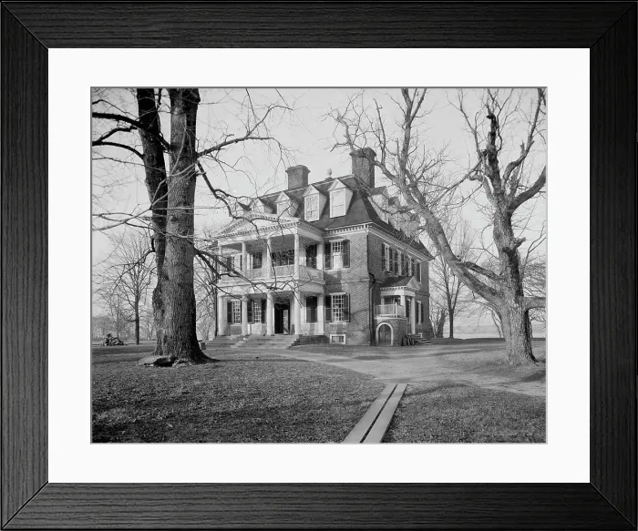 Framed Print : Shirley [Plantation], James River, Va. between 1900 and 1906. Creator: William H. Jackson