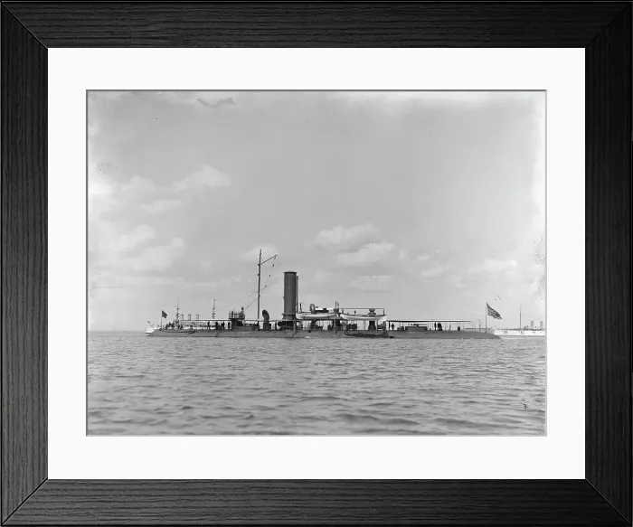 Framed Print : U.S.S. Katahdin, between 1896 and 1901. Creator: Unknown Framed Print : U.S.S. Katahdin, between 1896 and 1901. Creator: Unknown