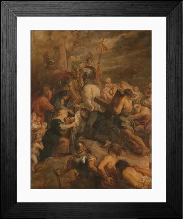 Framed Print : Christ on the Way to Calvary, c.1635. Creator: Workshop of Peter Paul Rubens