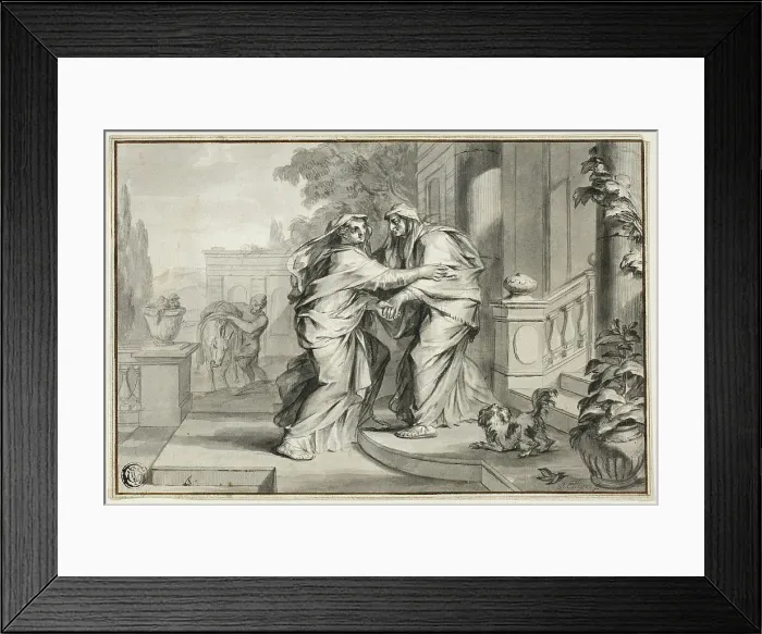 Framed Print : The Visitation, n.d. Creator: Ottmar Elliger, the younger Framed Print : The Visitation, n.d. Creator: Ottmar Elliger, the younger