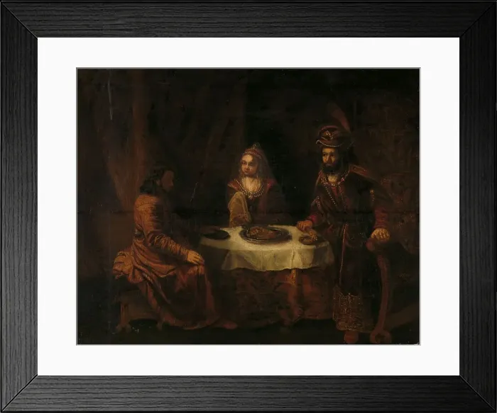 Framed Print : The Wrath of Ahasuerus, 1640-1724. Creator: Unknown Framed Print : The Wrath of Ahasuerus, 1640-1724. Creator: Unknown