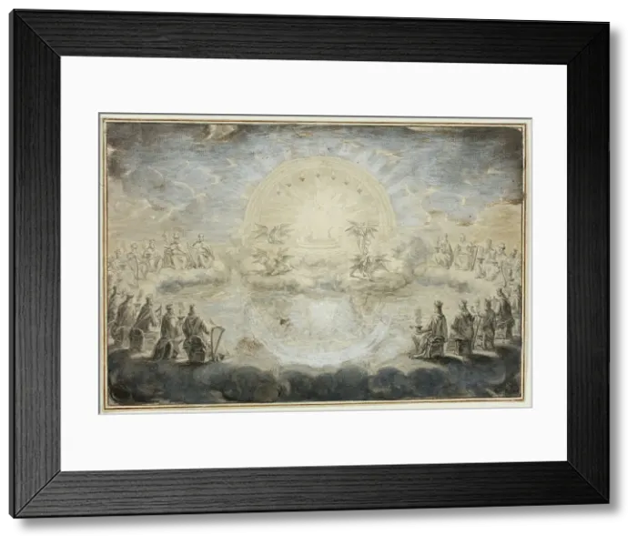 Framed Print : Scene from Revelations, n.d. Creator: Ottmar Elliger, the younger Framed Print : Scene from Revelations, n.d. Creator: Ottmar Elliger, the younger