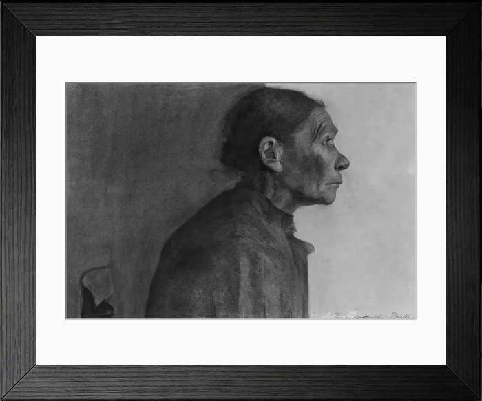 Framed Print : Portrait of a Peasant Woman, 1898 / 99. Creator: Paula Modersohn-Becker Framed Print : Portrait of a Peasant Woman, 1898 / 99. Creator: Paula Modersohn-Becker