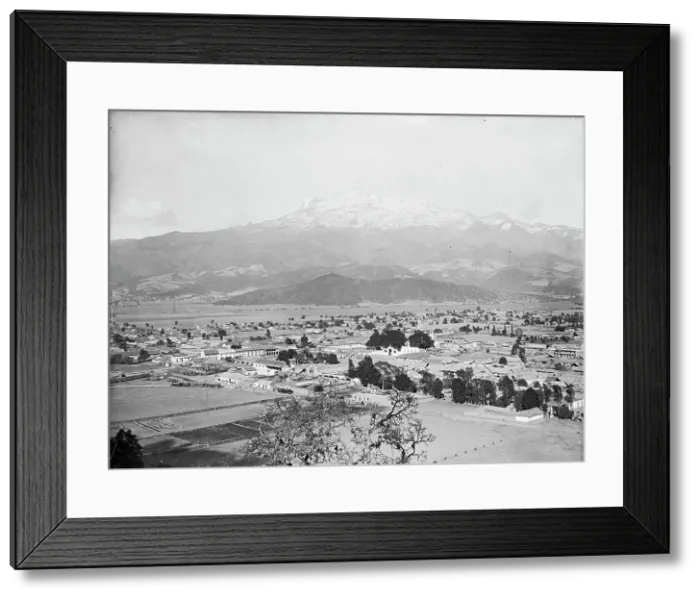 Framed Print : Ixtacchihuatl [sic] from Sacramonte, between 1880 and 1900. Creator: William H. Jackson