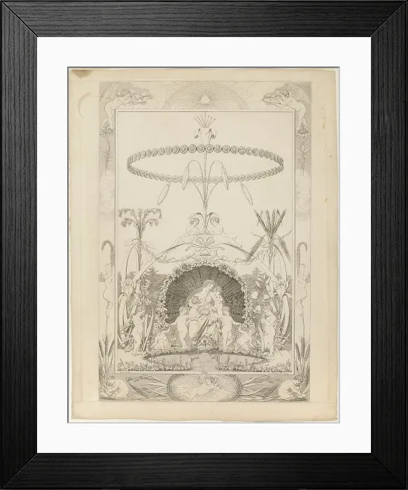 Framed Print : Day, 1803 / 05. Creator: Phillip Otto Runge Framed Print : Day, 1803 / 05. Creator: Phillip Otto Runge