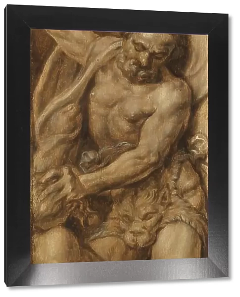 Hercules Destroying the Centaur Nessus, c.1550-c.1560. Creator: Maerten van Heemskerck