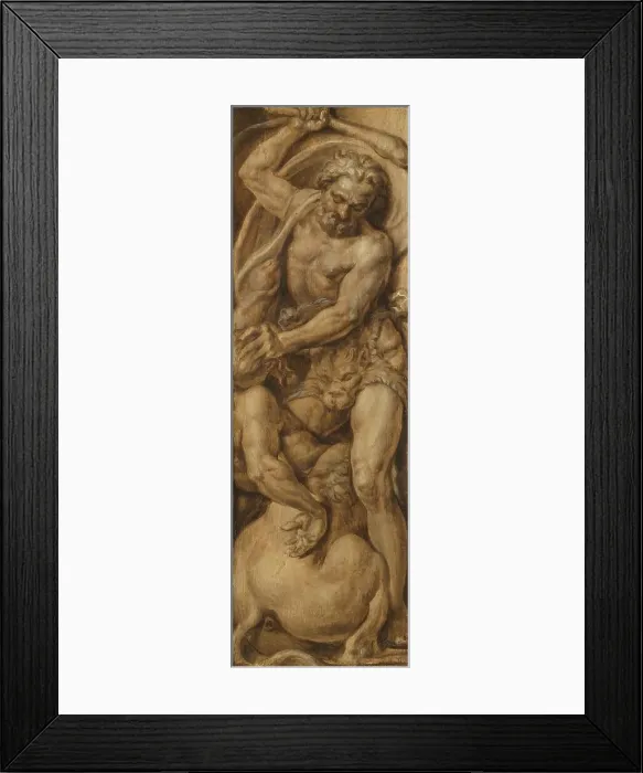 Framed Print : Hercules Destroying the Centaur Nessus, c.1550-c.1560. Creator: Maerten van Heemskerck Framed Print : Hercules Destroying the Centaur Nessus, c.1550-c.1560. Creator: Maerten van Heemskerck