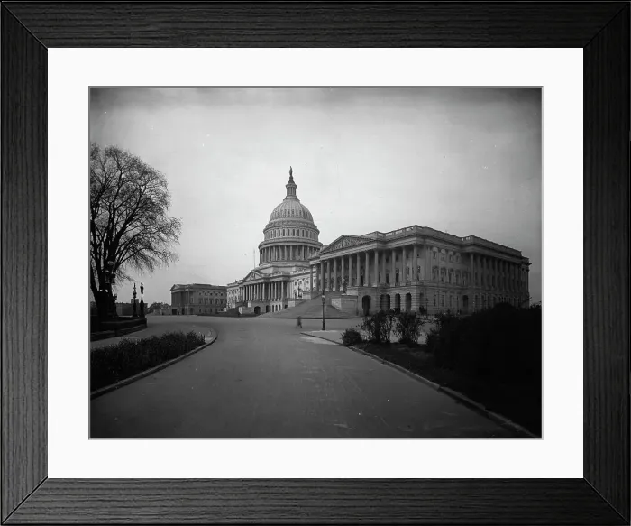 Framed Print : The United States Capitol from Northeast, Washington, D.C. between 1880 and 1897. Creator: William H. Jackson Framed Print : The United States Capitol from Northeast, Washington, D.C. between 1880 and 1897. Creator: William H. Jackson