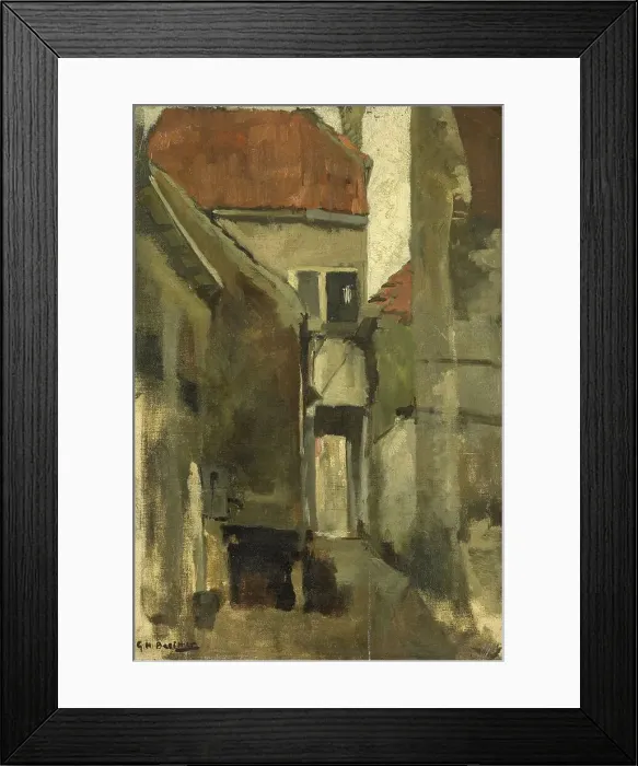 Framed Print : Neighborhood Street in Rijswijk near The Hague, c.1880-c.1923. Creator: George Hendrik Breitner Framed Print : Neighborhood Street in Rijswijk near The Hague, c.1880-c.1923. Creator: George Hendrik Breitner