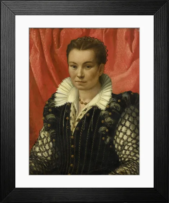 Framed Print : Portrait of a Woman, 1525-1549. Creator: Anon Framed Print : Portrait of a Woman, 1525-1549. Creator: Anon