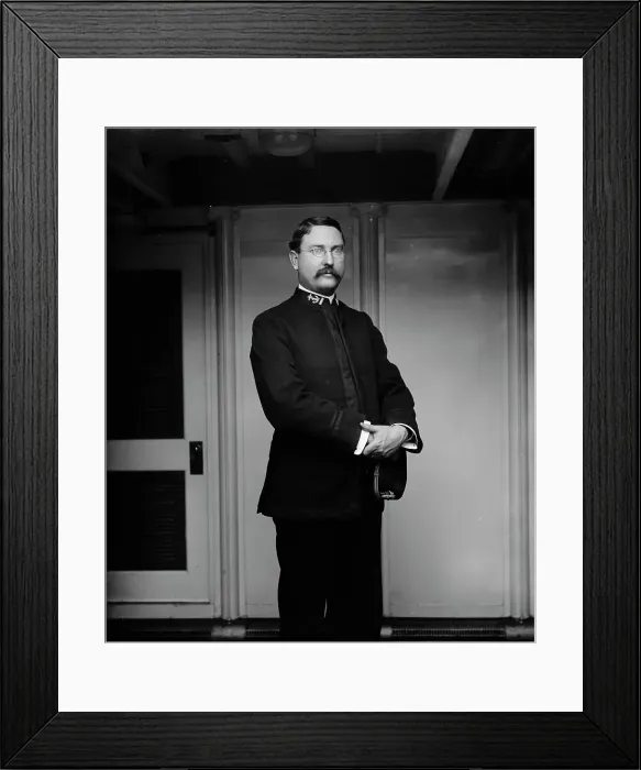 Framed Print : U.S.S. Brooklyn, Lieut. Doyle, between 1896 and 1901. Creator: Unknown Framed Print : U.S.S. Brooklyn, Lieut. Doyle, between 1896 and 1901. Creator: Unknown