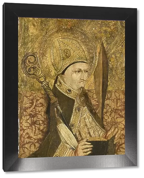 A Holy Bishop, 1475-1499. Creator: Anon