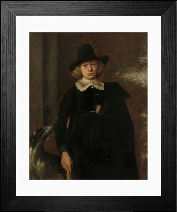 Framed Print : Portrait of a Man, 1630-1650. Creator: Anon Framed Print : Portrait of a Man, 1630-1650. Creator: Anon