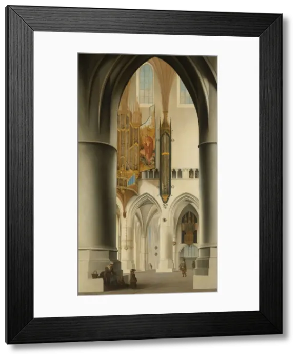 Framed Print : Interior of the Church of St Bavo in Haarlem, 1636. Creator: Pieter Jansz Saenredam Framed Print : Interior of the Church of St Bavo in Haarlem, 1636. Creator: Pieter Jansz Saenredam