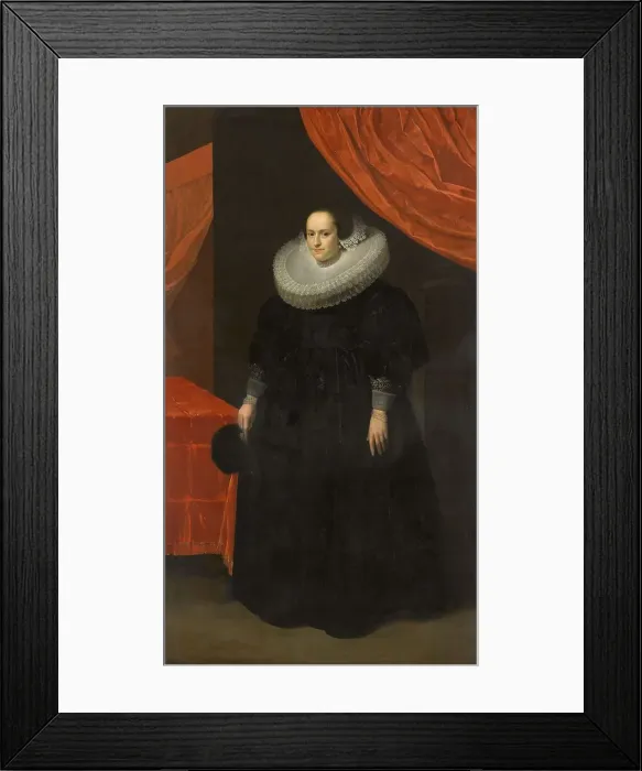 Framed Print : Portrait of Suzanna Moor (1608-57), in or after 1629. Creator: Anon Framed Print : Portrait of Suzanna Moor (1608-57), in or after 1629. Creator: Anon