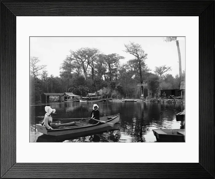Framed Print : Silver Springs on the Oclawaha [sic], Florida, c1902. Creator: William H. Jackson