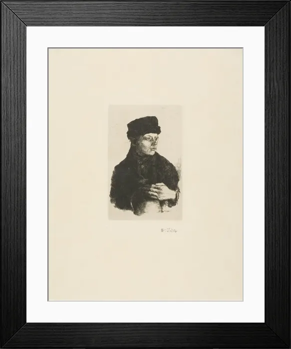 Framed Print : Peasant Boy with Jug, 1875 / 77. Creator: Wilhelm Maria Hubertus Leibl Framed Print : Peasant Boy with Jug, 1875 / 77. Creator: Wilhelm Maria Hubertus Leibl