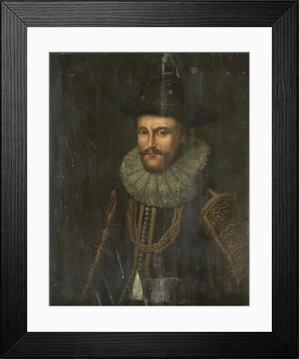 Framed Print : Portrait of Laurens Reael, Governor-General of the Dutch East Indies, 1616-1675. Creator: Anon Framed Print : Portrait of Laurens Reael, Governor-General of the Dutch East Indies, 1616-1675. Creator: Anon