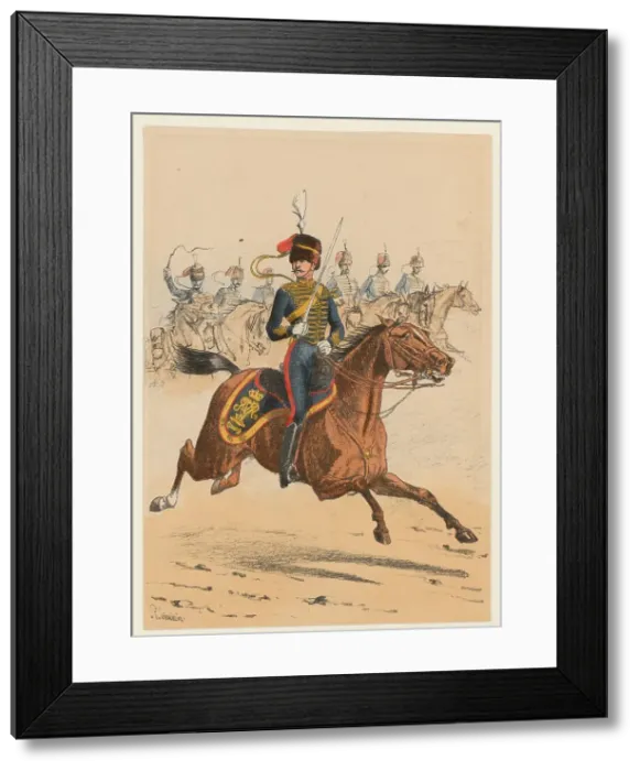 Framed Print : British soldier, 1875-1925. Creator: Richard Simkin Framed Print : British soldier, 1875-1925. Creator: Richard Simkin