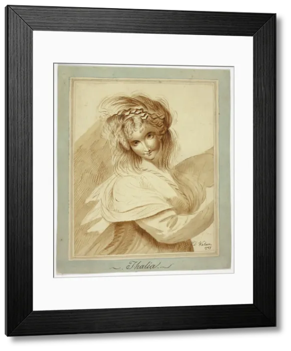 Framed Print : Thalia, c.1797. Creator: D. Watson Framed Print : Thalia, c.1797. Creator: D. Watson