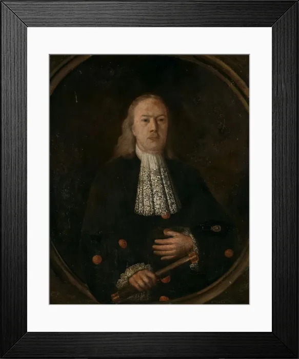 Framed Print : Abraham van Riebeeck (1709-1713), c.1710. Creator: Anon Framed Print : Abraham van Riebeeck (1709-1713), c.1710. Creator: Anon