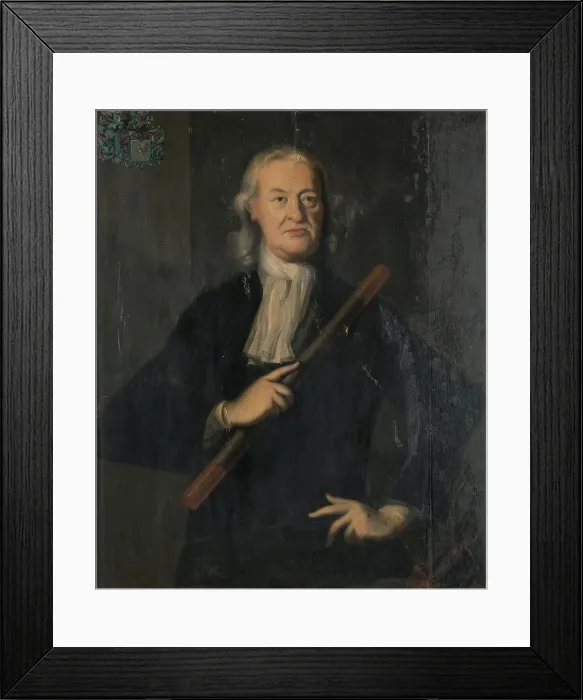 Framed Print : Mattheus de Haan (1725-1729), 1726. Creator: Anon Framed Print : Mattheus de Haan (1725-1729), 1726. Creator: Anon
